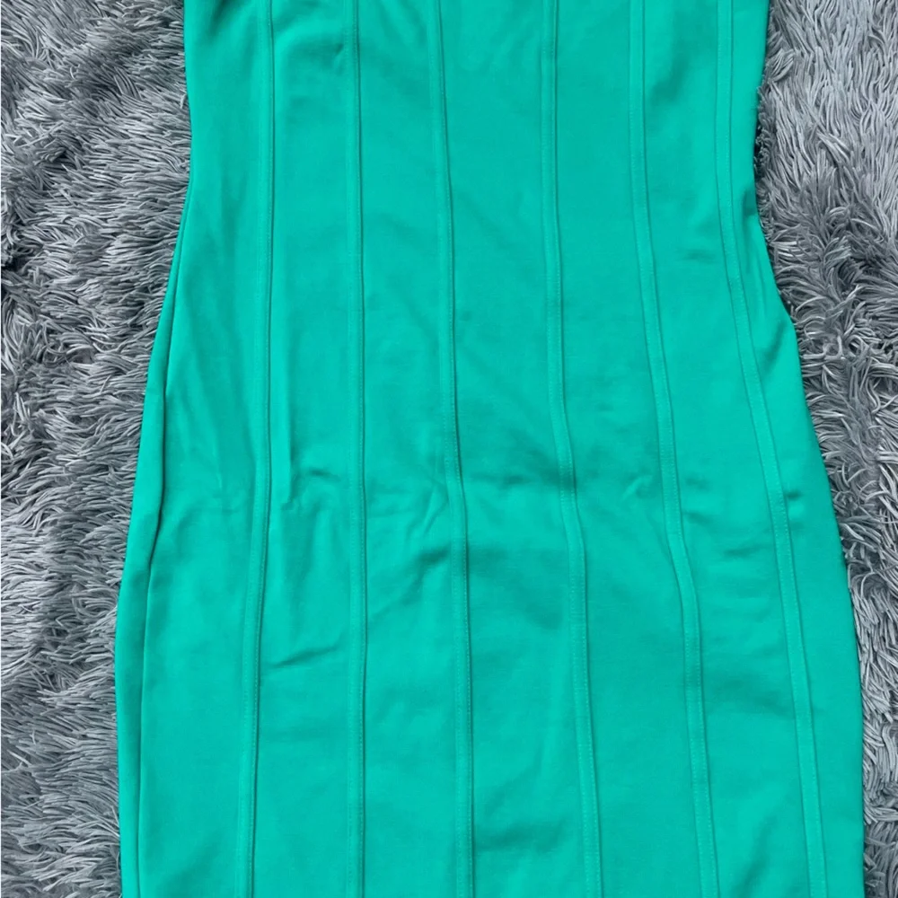 Fashion, nova curves, turquoise, mini dress, size large - Picture 2 of 5